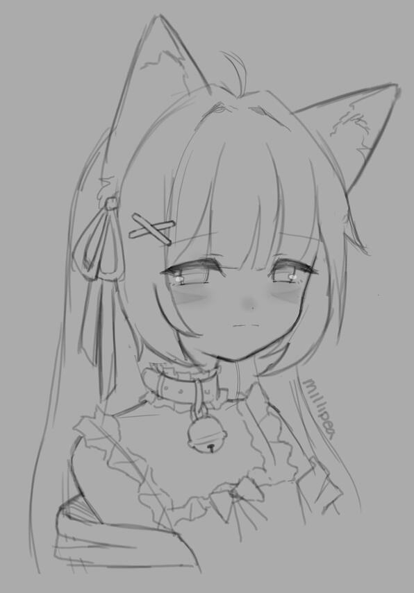 bnw chibi-cute